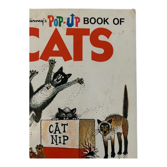 VTG Eric Gurney's Pop Up Cats HC Book 1974 Random House HTF READ DESCRIP… - Picture 3 of 11